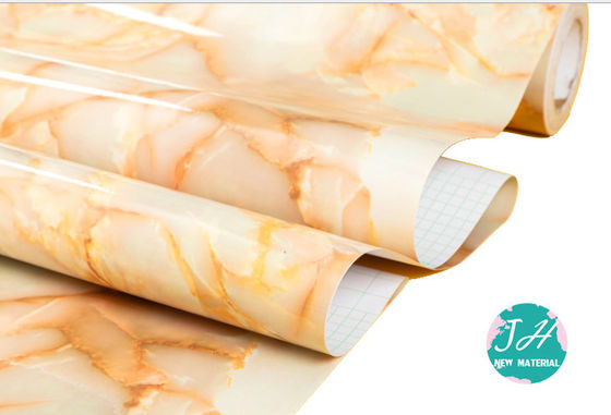 45 * 500 سم ملصق ورق حائط PVC رخامي منزلي